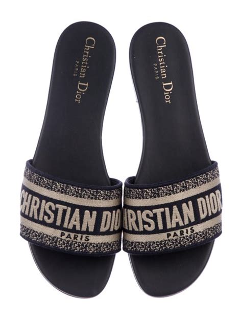 christian dior women's slides.